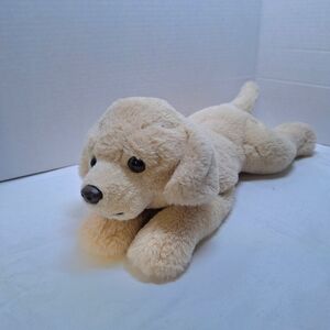 FAO Schwarz Golden/Yellow Labrador Dog Puppy Bean Bag Paws Tummy 15"
